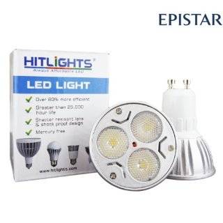 HitLights GU10 3W LED Dimmable Warm White Spot light Bulb