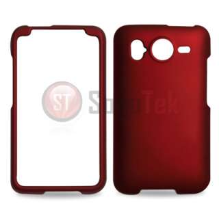 Red Faceplate Hard Case Cover For HTC Inspire 4G Phone  