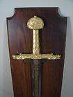 Franklin Mint The Sword of Charlemagne w/ Display Plaque