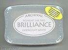 Brilliance Archival Pigment Ink Pad *Moonlight White*  
