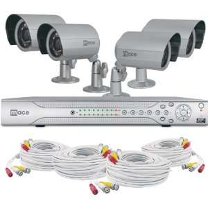  MaceView 8 Channel 500GB DVR System with 4 IR Bullet 
