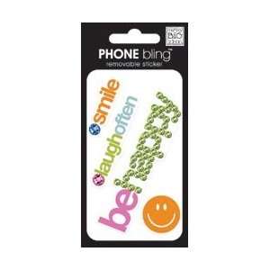 Me & My BiG ideas Phone Bling Stickers Bee Happy Multicolor; 3 Items 
