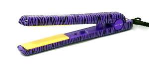 Corioliss Purple Zebra 1 Hair Straightener Flat Iron  