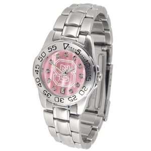 North Carolina State Wolfpack Sport Steel Band   Ladies Mother Of 