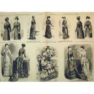  1882 Womens Fashion Dresses Jacket Toilettes Costume