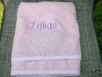 Personalized Pink Beach Bath Girls Boys Kids Towel New  