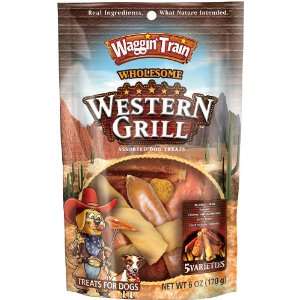  Waggin Train Western Grill Dog Treats, 6 Ounce Package 