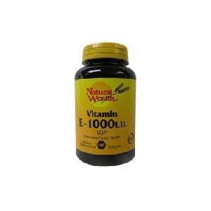  Vitamin E SFGL 1000 IU SYN NAT/WL Size 100 Health 