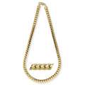 14k Gold Overlay 30 inch Tight Cuban Link Necklace 10mm Today 