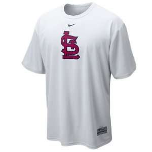   Cardinals White Perfect Game Dri FIT Mascot T Shirt