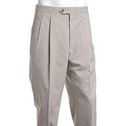 Sansabelt Mens Two Pleat Beltless Pants  