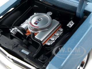 1970 CHEVY NOVA SS COUPE BLUE 124 DIECAST MODEL CAR  