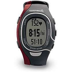 Garmin FR60 Mens Black and Red Fitness Watch  