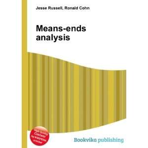 Means ends analysis Ronald Cohn Jesse Russell Books