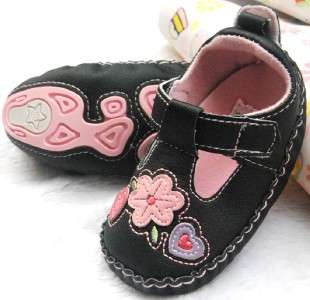 Black mary Jane kids baby girl shoes size 2 3  
