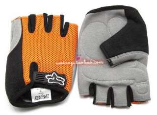 2012 Cycling Bike Bicycle Half Finger Gloves Orange Size M, L, XL 