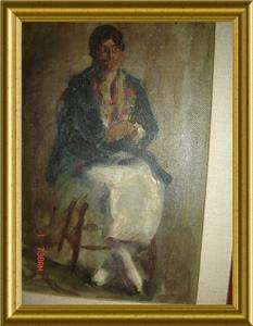 CUBA SPAIN Juan Gil García SIGNED, and dated 1917 OIL PAINTING ON 