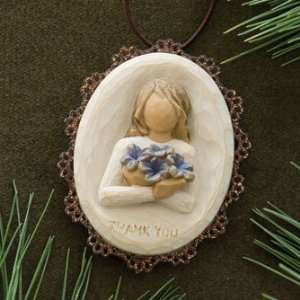  Thank You Ornament by Willow Tree