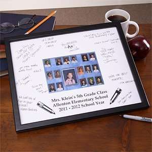  Personalized Class Portrait Signature Mat Frame