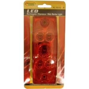   KL 15113R Red Rectangular LED Clearance/Side Marker Light Automotive