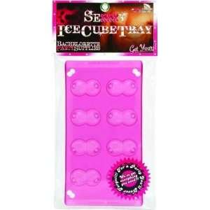  Bundle Little Boobie Ice Cube Tray and 2 pack of Pink Silicone 