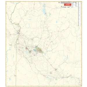   Map 762545143 Boise ID & Vicinity Wall Map Railed