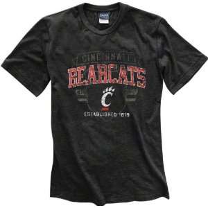  Cincinnati Bearcats Black Router Heathered Tee