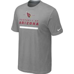  Arizona Cardinals Heathered Grey Nike Property Of T Shirt 