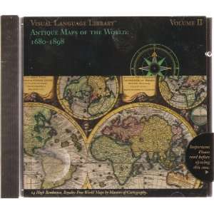 Antique Maps of the World 1680   1898, Volume II, CD ROM for Mac and 