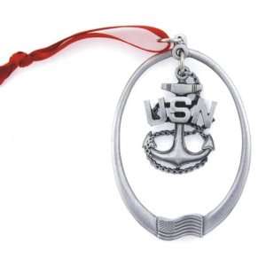  US Navy   Navy Chiefs Anchor Pewter Ornament Everything 