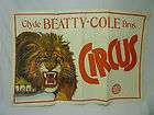 antique circus poster  