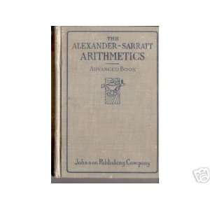  The Alexander Sarratt arithmetics Thomas Alexander Books