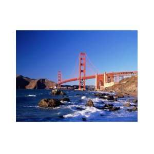  SAN Francisco California Bridge Jigsaw Puzzle Seaside Rock 