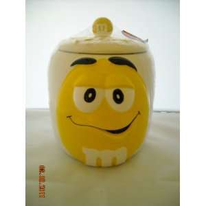  M&Ms Yellow Cookie Or Candy Jar New Sealed Everything 