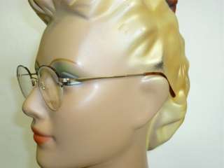 Copper, golden half rimless BINOCLE eyeglasses   G10 P  