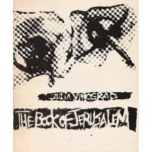 The Book of Jerusalem Julia Vinograd  Books