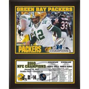   Bay Packers 2010 NFC Conference Champions Sublimated 12x15 Photo