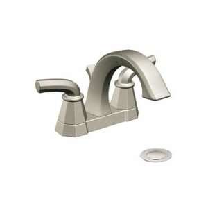   By Moen Two handle lavatory with drain assembly S442BN Brushed Nickel