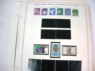 GERMANY, DDR, 100s of Stamps hinged on Minkus pages 