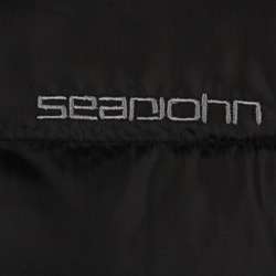 Sean John Boys Black Quilted Puffy Coat  