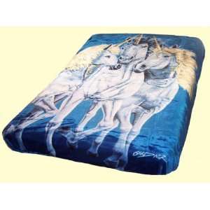  Luxury Queen Unicorn Mink Blanket