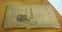 Rare 1910 Magneto Telephone Book  