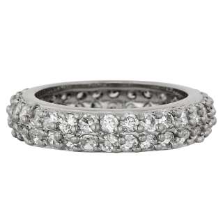 Lady Fashion Jewelry White Clear Topaz Gold GP Jewlery Style Ring Size 