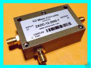 Mini Circuits RF Power Coupler 2GHz 13dB SMA ZADC 13 x1  