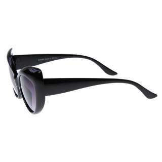   Pointed Tip Thick Plastic Cat Eye 1920s Era Chic Sunglasses 8298
