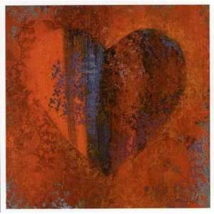  Cuore Blue   Poster by Roberta Ricchini (12 x 12)