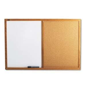  New Combo Bulletin Board Dry Erase Melamine/Cork Case Pack 