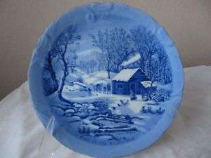 Currier & Ives Collectors Plate Home In The Wilderness  