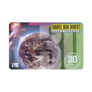   Card 30m Travel USA Direct Globe & Fiber Optics 