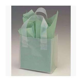  Clear Frosted Hi Density Shopper 6.5x3.5x6.5 inches. 3 mil 